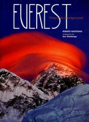 Everest Book - Everest: The History of the Himalayan Giant - cover Everest sunset from Kala Pattar